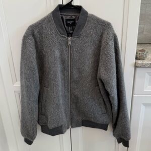 Forever 21 grey fur jacket